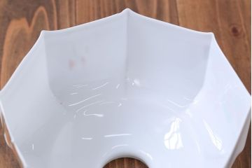 フランスアンティーク　8角ガラスシェードのおしゃれな天井照明