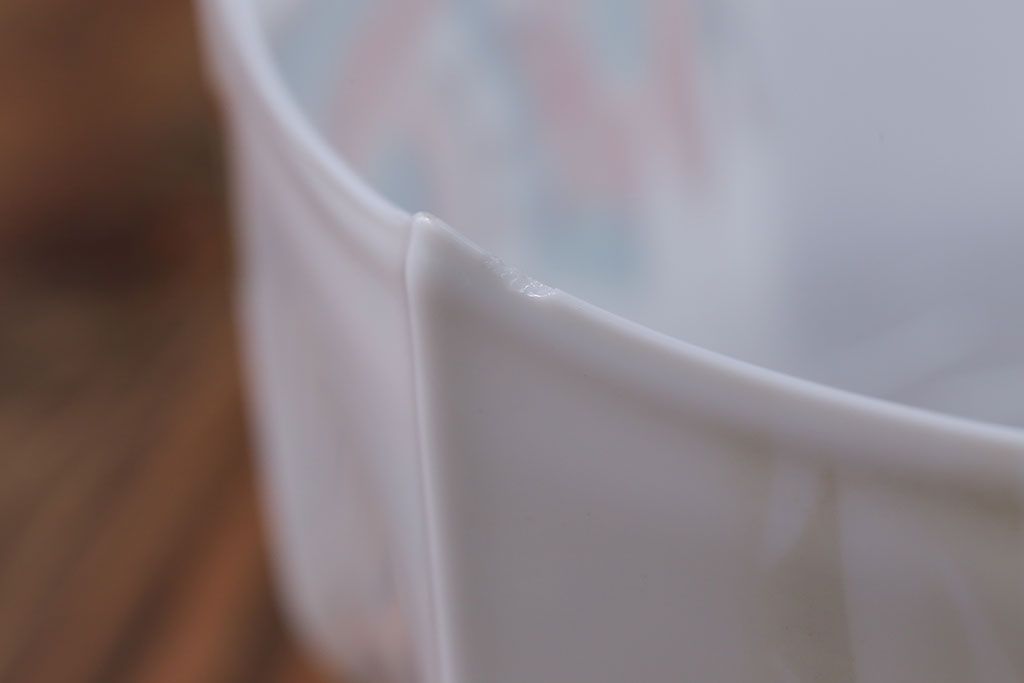 フランスアンティーク　8角ガラスシェードのおしゃれな天井照明