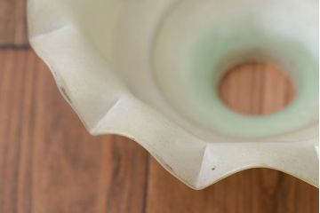 フランスアンティーク　花柄フリルシェード照明(2)