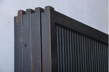 古民具・骨董　裏障子付き格子戸4枚セット(1)