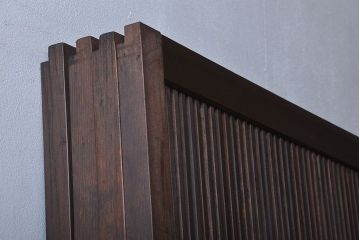 古民具・骨董　裏障子付き格子戸4枚セット(2)