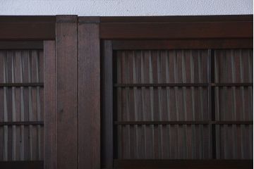 古民具・骨董　裏障子付き格子戸4枚セット(2)