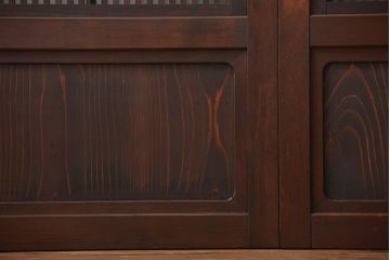 古民具・骨董　裏障子付き格子戸4枚セット(2)