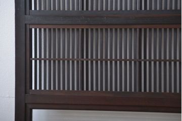 古民具・骨董　裏障子付き　格子戸(1)