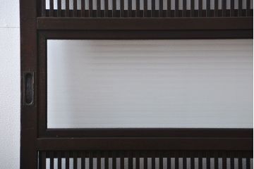 古民具・骨董　裏障子付き　格子戸(2)