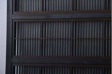古民具・骨董　裏障子付き　格子戸(2)