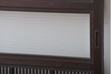古民具・骨董　裏障子付き　格子戸(2)