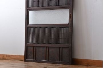 昭和レトロ　裏障子付き　格子戸