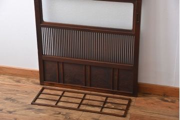 昭和レトロ　裏障子付き　格子戸