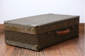 アンティーク　バスケットトランク(2)