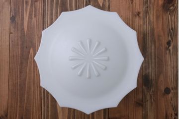 イギリスアンティーク　上品なガラス照明