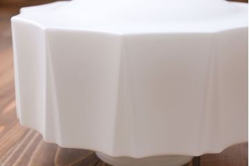 イギリスアンティーク　上品なガラス照明