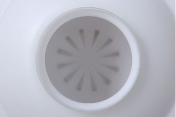 イギリスアンティーク　上品なガラス照明