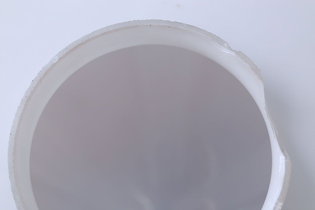 昭和レトロ　陽刻ガラス照明(2)