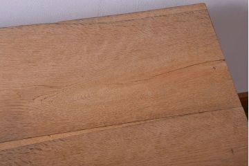 アンティーク家具　アンティーク　天板ナラ材!鉄脚テーブル