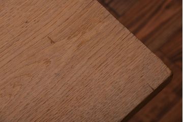 アンティーク家具　アンティーク　天板ナラ材!鉄脚テーブル