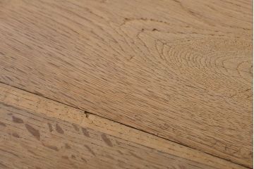 アンティーク家具　アンティーク　天板ナラ材!鉄脚テーブル