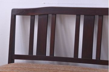 アンティーク家具　大正ロマン　お洒落なソファベンチ