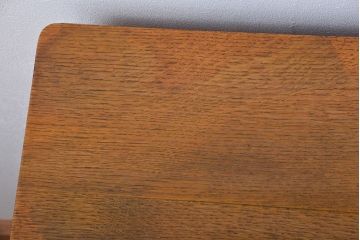 アンティーク家具　イギリスアンティーク　オーク材　引き出し付きデスク