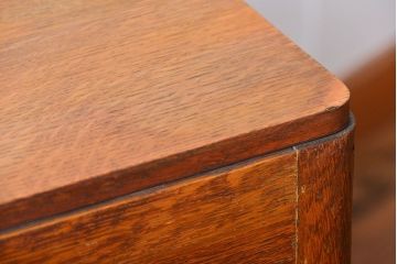 アンティーク家具　イギリスアンティーク　オーク材　引き出し付きデスク