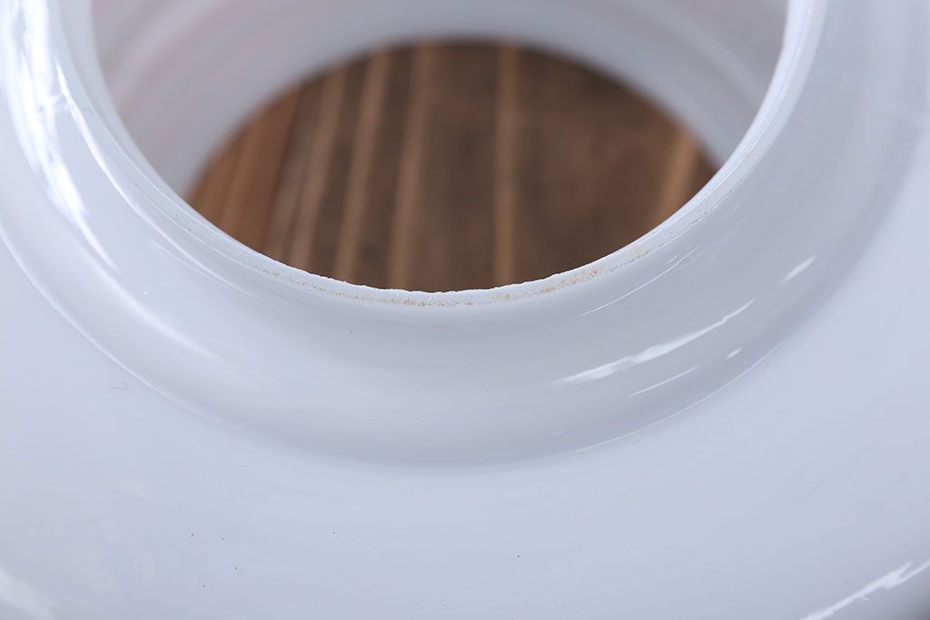 昭和レトロ　ガラスシェード照明