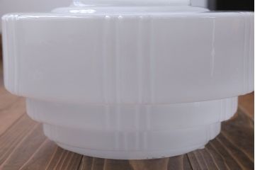 昭和レトロ　ガラスシェード照明
