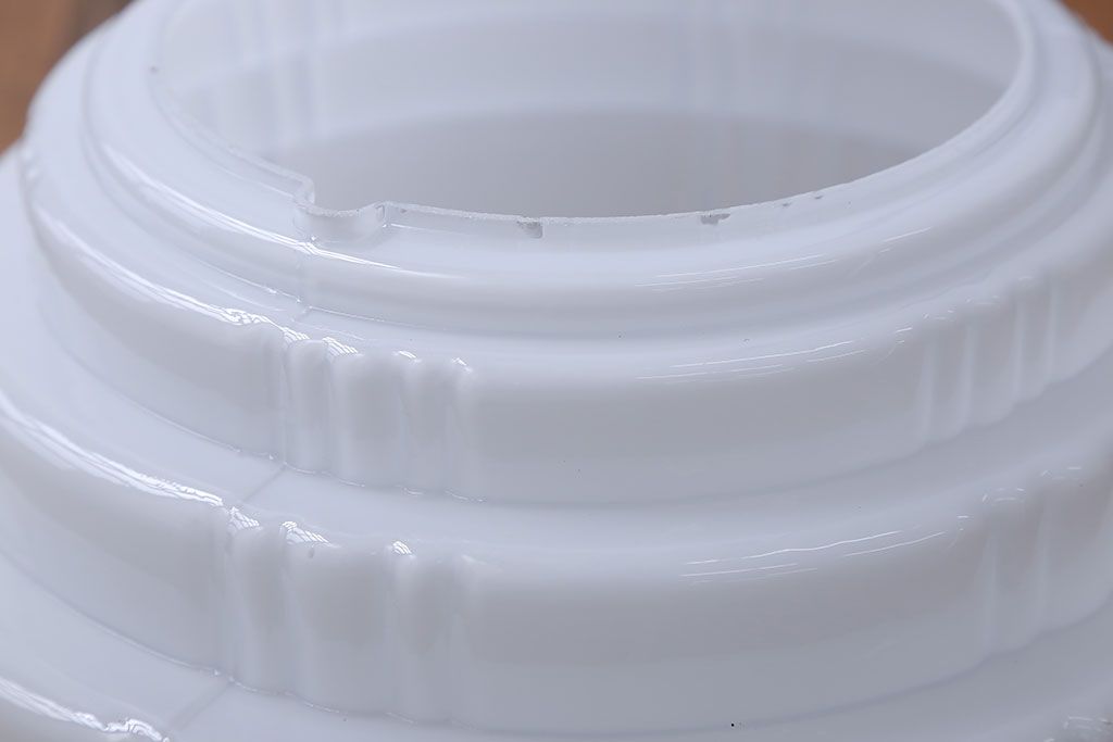 昭和レトロ　ガラスシェード照明