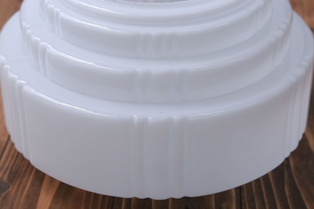 昭和レトロ　ガラスシェード照明