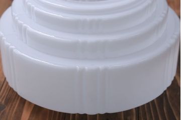 昭和レトロ　ガラスシェード照明