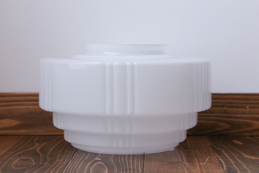 昭和レトロ　ガラスシェード照明