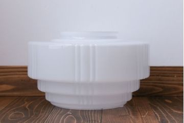 昭和レトロ　ガラスシェード照明
