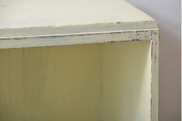 レトロ家具　昭和レトロ　アンティークペイント本棚