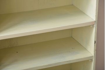 レトロ家具　昭和レトロ　アンティークペイント本棚