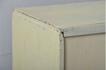 レトロ家具　昭和レトロ　アンティークペイント本棚