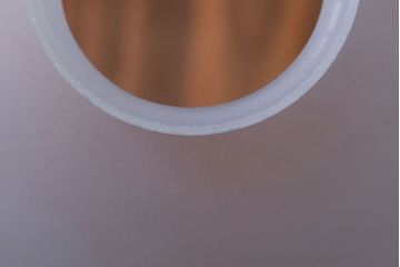 オパールセントガラスのエッチングシェード照明