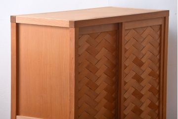 アンティーク家具　和モダン　置水屋(茶箪笥)