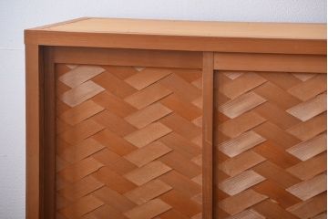 アンティーク家具　和モダン　置水屋(茶箪笥)