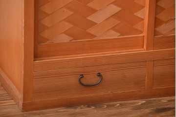 アンティーク家具　和モダン　置水屋(茶箪笥)