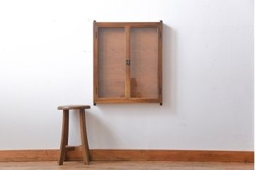 アンティーク家具　アンティーク　ナラ材　壁掛けキーケース