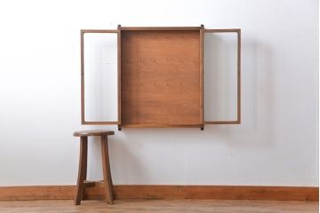 アンティーク家具　アンティーク　ナラ材　壁掛けキーケース