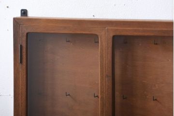 アンティーク家具　アンティーク　ナラ材　壁掛けキーケース
