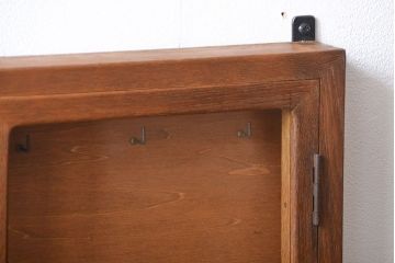 アンティーク家具　アンティーク　ナラ材　壁掛けキーケース