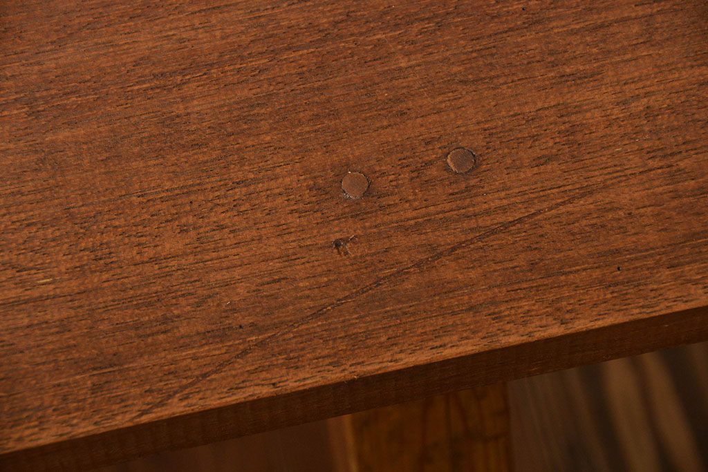 アンティーク家具　古い木のアンティークベンチ