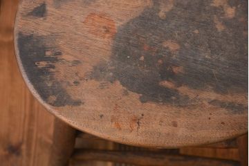 アンティーク家具　イギリスアンティーク　お洒落なハイスツール(椅子、チェア)(2)