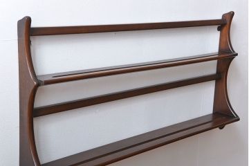 アンティーク家具　イギリスアンティーク　アーコール　壁掛けカップボード