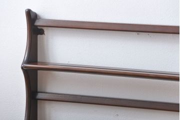 アンティーク家具　イギリスアンティーク　アーコール　壁掛けカップボード