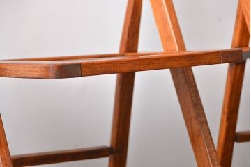 アンティーク家具　イギリスアンティーク　フォールディングチェア2脚セット(1)