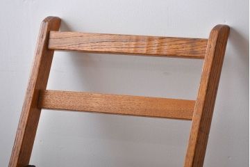 アンティーク家具　イギリスアンティーク　フォールディングチェア2脚セット(2)