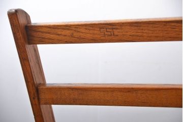 アンティーク家具　イギリスアンティーク　フォールディングチェア2脚セット(2)