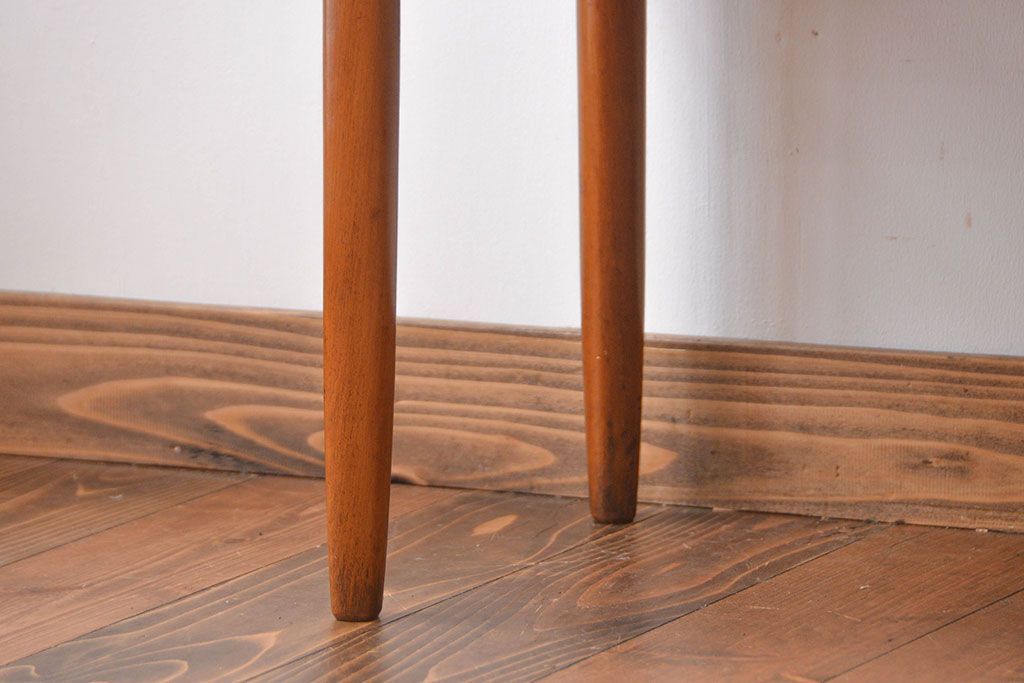 ヴィンテージ家具　北欧ビンテージ　チーク材　ベンチテーブル